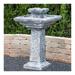 Victoria 43 1/2"H Frosted Mocha LED Outdoor Floor Fountain