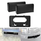 Front Bumper Guard Cover & License Plate Bracket Set For Ford F150 2009-2014 License Frame Mounting