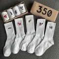 Men's Socks Gift Box Spring Summer 4Pairs/Box Fashion Embroidery Free Shipping Items for Men Funny