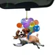 Pendentif de rétroviseur de voiture pour chien ballon coloré cintre animal accessoires ballon