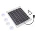 HElectQRIN Solar Panel 10W USB Output Transparent Design Double Sided Power Generation Solar Panel For Outdoor Travel Outdoor Solar Panel Outdoor Portable Solar Panel