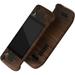 eXtremeRate Wood Grain Faceplate Back Plate Replacement Housing Case Full Set Shell w/Buttons for Steam Deck LCD Console