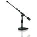 Gator Frameworks Telescoping Boom Mic Stand for Desktop Podcasting Bass Drum & Amps