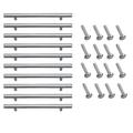 10 Pcs Plastic Handle Cabinet Door Handle Durable Handle with 20pcs Screws for Furniture Cabinet Drawer