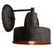 Industrial Rustic Indoor/Outdoor Wall Sconce 8.6 Exterior Wall Light Barn Light for Front Porch Patio Distressed Black