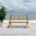 SAFAVIEH Kobina Outdoor Patio Bench Natural