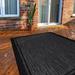 Indoor Outdoor Rug 6X9 Bordered Dark Grey Black Modern Area Rugs For Indoor And Outdoor Patios Kitchen And Hallway Mats Washable Porch Deck Outside Carpet (Bordered Black 6X9)