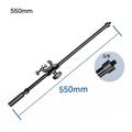 SUKIY Rotating Video Live Bracket Microphone Stand Boom Arms Extension Crossbar 55Cm