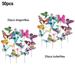 50Ã— Garden Butterflies Stakes And Dragonflies Colourful Stakes Plant Support