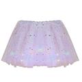 knqrhpse Mardi Gras Outfit Mardi Gras Dress Skirts For Women Casual Dress Small Bulb Mesh Tulle Pleated Princess Women Sequins Skirt Star With LED Skirt Skirt Womens Dresses White Dress One Size