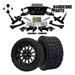 Hardcore Parts 6â€� Heavy Duty Double A-Arm Suspension Lift Kit for Club Car DS Golf Cart (2004.5-Up) with 15 Black VENOM Wheels and 23 x10 -15 GATOR On-Road/Off-Road DOT rated tires