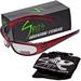 Chicopee Foam Padded Sunglasses (Frame Color: Crystal Red Lens Color: Gray Purple Mirror)