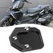 Kickstand Enlarge Plate Pad fit for BMW C400X 2018-2021 C400GT 2019-21 Black