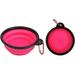 Dog Bowl Pet Collapsible Bowls Portable Pet Feeding Watering 2 Dog Bowl Pet Collapsible Bowls Portable Dog Water Food Bowl with Clasp Large Collapsible Dog Bowls Pet Cat Feeding Cup Dish for Traveli