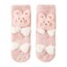 Taqqpue Baby Girls Boys Knee High Socks Fleece Keep Warm Unisex Baby Non-Slip Cute Stockings Infants Toddlers 3D Animal Cute Winter Fluffy Fuzzy Slipper Socks