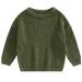 JYYYBF Autumn Baby Boys Girls Solid Color Sweaters Sweater Kids Sweaters For Winter Knitted Bottoming Boys Sweaters 3-6 Months