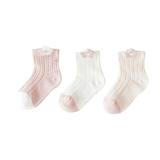 Boys Girls Socks Breathable Cartoon Flower Mesh Socks High Ankle Socks Kids Socks without Toe Seams Girls Dress Socks Little Girls