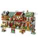 MACTANO House Mini Building Block Set 4pcs/Set China Street View Shop Kit Gift for Girls Multi Color