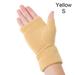 Man Women Windproof Touch Screen Running Fitness Gloves Half Finger Gloves Warm Mittens Driving Gloves Fingerless Gloves YELLOW S