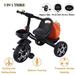 LELINTA Toddlers Tricycle Kids Trike 3-5 Years Boys & Girls Balance Training Balance Bicycle Toddler Tricycles Bike Folding with Adjustable Seat with Storage Bin Birthday Gift With Storage Bin