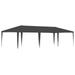 moobody Party Tent Outdoor Gazebo Canopy PE Roof Sunshade Shelter Anthracite for Backyard Wedding Shows BBQ Camping Festival 13.1ft x 29.5ft x 9ft (L x W x H)