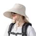 UPF 50+ Women s Travel Sun Hat - Sun Protective Bucket Hat Fishing Hat Sun hat Sunscreen shawl Sun protection Adjustable chin strap Comfortable and breathable