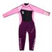Women Neoprene Wetsuit 2.5mm Wetsuit Kids - black +pink XXL