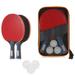 Ametoys Table Tennis Set Ping Pong Sports Professional Recreational Games 2 Paddles 3 Table Tennis Balls and Carry Case