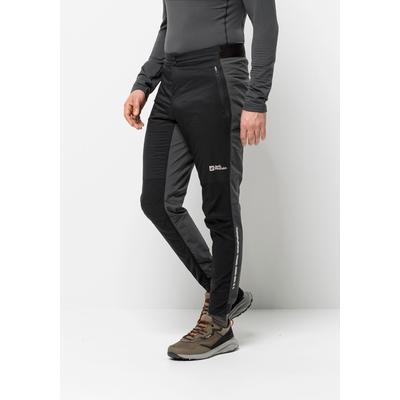 Fahrradhose JACK WOLFSKIN "MOROBBIA ALPHA PANTS M" Gr. XXL (58), Normalgrößen, schwarz Herren Hosen