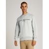 Sweatshirt TOMMY HILFIGER "TOMMY LOGO SWEATSHIRT", Herren, Gr. S, grau (light grau heather), Sweatware, Obermaterial: 70% Baumwolle, 30% Polyester, unifarben, bestickt, casual, normal hüftbedeckend, Rundhals, Langarm eingesetzt Rippbündchen,...