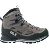 Trekkingschuh JACK WOLFSKIN "FORCE CREST TEXAPORE MID W", Gr. UK 8 - EU 42, Normalschaft, grau (tarmacgrau, pink), Oberstoff: Synthetik; ;Obermaterial 2: Textile; Futter: Texapore Ecosphere Pro;Sole: / EVA; 100% / EVA, Schuhe