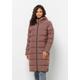 Daunenmantel JACK WOLFSKIN "FROZEN PALACE COAT W" Gr. M (38/40), braun (wild, ginger) Damen Mäntel Daunenmäntel