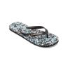 Sandale QUIKSILVER "Molokai Recycled", Gr. 7(40), blau (schwarz, blau, blau), Obermaterial: Synthetikmaterial / Außensohle: Moosgummi, Schuhe