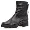 Stiefelette GABOR "Genua", Damen, Gr. 44, schwarz, Glattleder, unifarben, klassisch, Schuhe, im slouchy Look, Weite G