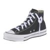 Plateausneaker CONVERSE "CHUCK TAYLOR ALL STAR EVA LIFT CANVAS", Gr. 37,5, schwarz-weiß (schwarz, weiß), Textil, sportlich, Schuhe