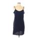 NANETTE Nanette Lepore Casual Dress - Slip dress: Blue Dresses - Women's Size 10