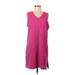 Lands' End Casual Dress - Shift: Pink Dresses - Women's Size Medium