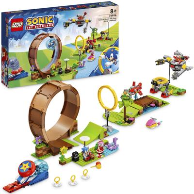 Konstruktionsspielsteine LEGO "Sonics Looping-Challenge in der Green Hill Zone (76994), LEGO Sonic" Spielbausteine bunt (farbe) Kinder Ab 6-8 Jahren