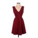 Akira Chicago Red Label Casual Dress: Burgundy Dresses - Women's Size Small