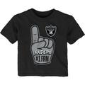 Infant Black Las Vegas Raiders Hand-Off T-Shirt