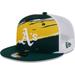 Men's New Era Green Oakland Athletics Tear Trucker 9FIFTY Snapback Hat