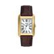 Fossil Carraway Mens Brown Leather Watch, Black, Men