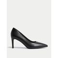 M&S Womens Stiletto Heel Pointed Court Shoes - 3 - Black, Black,Opaline,Pale Opaline,Rich Quartz