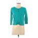 New York & Company Cardigan Sweater: Teal Sweaters & Sweatshirts - Women's Size Medium