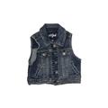 Cat & Jack Denim Vest: Blue Jackets & Outerwear - Kids Girl's Size 4