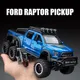 1:28 Ford Raptor F150 Große Rad Legierung Diecast Auto Modell Mit Sound Licht Ziehen Auto Spielzeug
