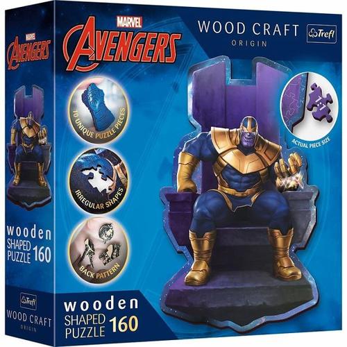 Holz Puzzle 160 Marvel Avengers - Thanos auf dem Thron - Trefl