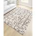 White 90 x 63 x 1.14 in Area Rug - 17 Stories Jenaro Abstract Stain Resistant Area Rug Polypropylene | 90 H x 63 W x 1.14 D in | Wayfair