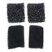 Hemoton 4Pcs Special Effect Makeup Sponge Creative Blood Scar Wound Sponge Black