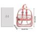 LSLJS Beach Bag Transparent Tote Bag Waterproof Sand Free Crystal PVC Clear Heavy Duty Bag Makeup Bag Stadium Approved For School Concerts Sports Events Beach Seaside Swimming Pool Summer on Clearance